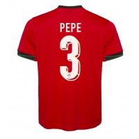 Portugal Pepe #3 Replica Home Shirt Euro 2024 Short Sleeve